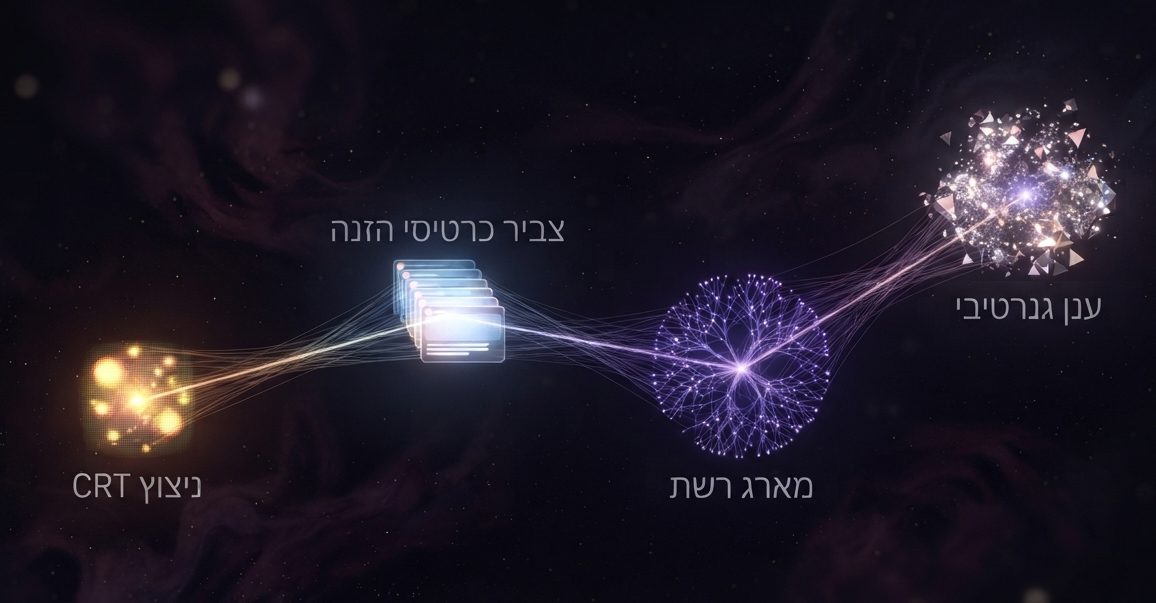 נהר הקשב — ארבעת העידנים מ-2005 ועד ה-AI (המחשה)
